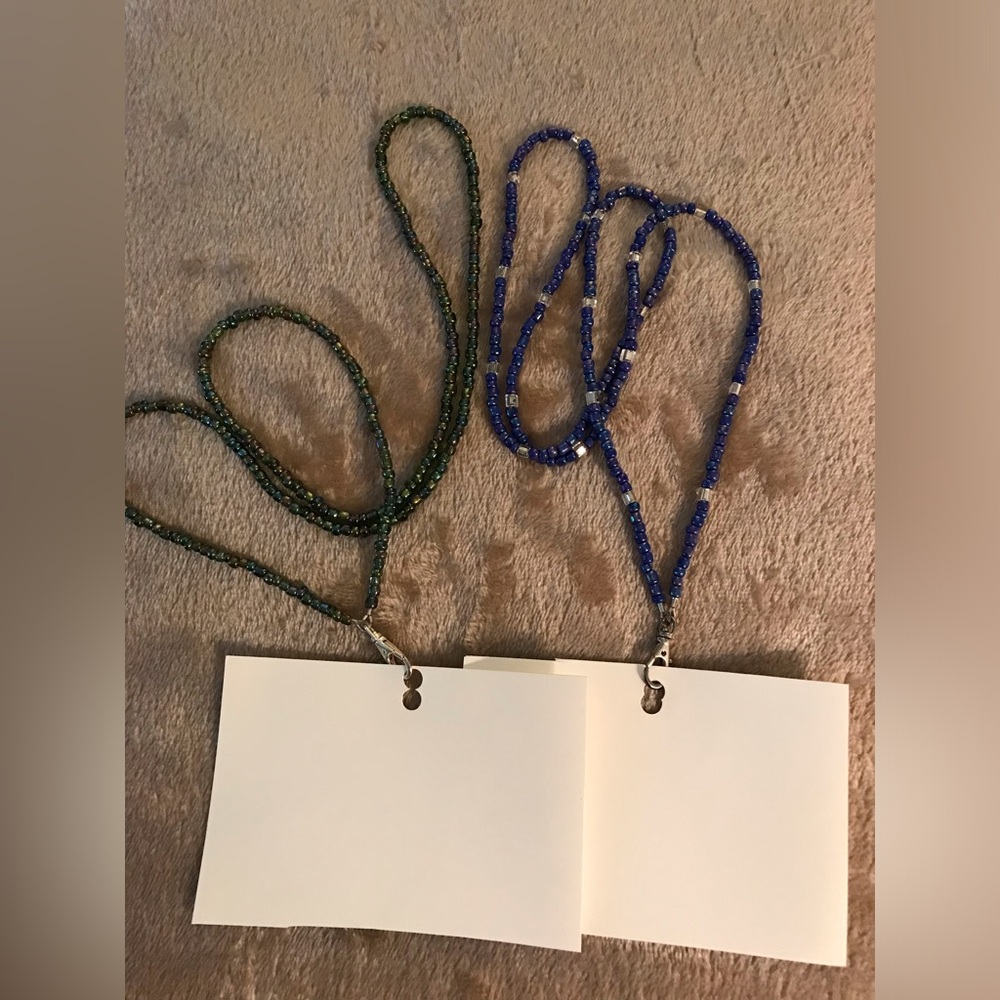 Handmade Beaded Lanyards